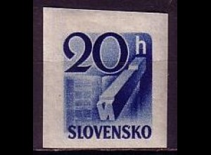 Slowakei Mi.Nr. 117 Zeitungsmarken, Zeitung (20 H)