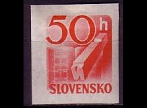 Slowakei Mi.Nr. 118 Zeitungsmarken, Zeitung (50 H)