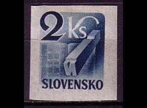 Slowakei Mi.Nr. 120 Zeitungsmarken, Zeitung (2 Ks)