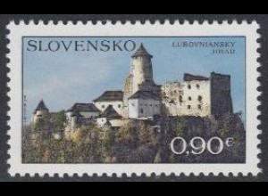 Slowakei Mi.Nr. 693 Lublauer Burg (0,90)