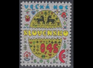 Slowakei Mi.Nr. 702 Ostern. Graphik "Osterei" von Fulla (0,45)