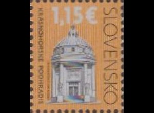 Slowakei Mi.Nr. 754 Freim. Kulturerbe, Mausoleum (1,15)
