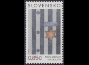 Slowakei MiNr. 814 Transporte slow.Juden in Vernichtungslager (0,85)