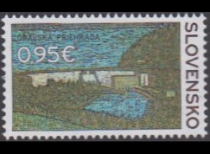Slowakei MiNr. 815 Techn.Denkmäler, Orava Staudamm (0,95)