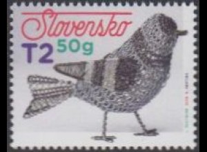 Slowakei MiNr. 864 Ostern, Vogel aus Drahtgeflecht (T2)
