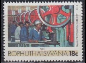 Südafrika - Bophuthatswana Mi.Nr. 222 Freim. Industrie, Besteckherstellung (18)