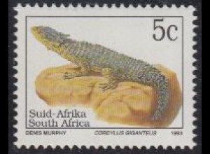 Südafrika Mi.Nr. 892IA Freim.Bedrohte Tiere, Riesengürtelschweif (5)