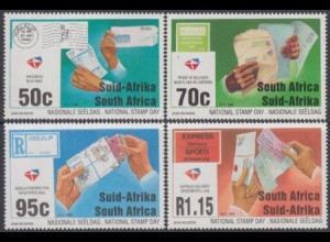 Südafrika Mi.Nr. 940-43 Nationaler Briefmarkentag, Postsendungen (4 Werte)