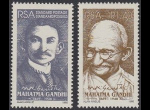Südafrika Mi.Nr. 971-72 125.Geburtstag Mahatma Gandhi (2 Werte)