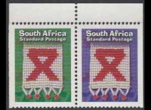 Südafrika Mi.Nr. Zdr.1194-95 Warnung vor AIDS