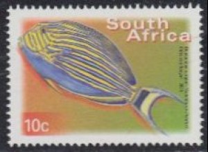 Südafrika Mi.Nr. 1286A Freim. Fauna und Flora, Doktorfisch (10)