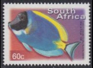 Südafrika Mi.Nr. 1291A Freim. Fauna und Flora, Weißkehlseebader (60)