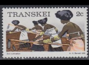 Südafrika - Transkei Mi.Nr. 2Cx Freim. Feldarbeiterinnen (2)