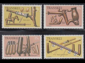 Südafrika - Transkei Mi.Nr. 33-36 Pfeifen (4 Werte)