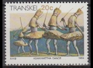 Südafrika - Transkei Mi.Nr. 149y Freim. Kultur der Xhosa, Abakhwetha-Tanz (20)