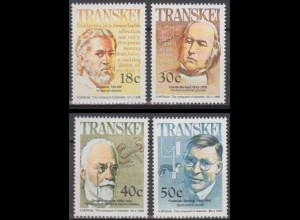 Südafrika - Transkei Mi.Nr. 250-53 Mediziner (4 Werte)