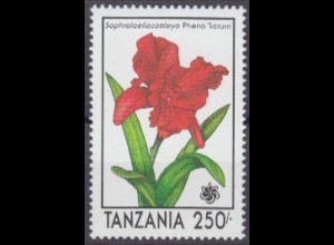 Tansania Mi.Nr. 710 Int. Gartenbauausstellung EXPO '90, Orchideen (250)