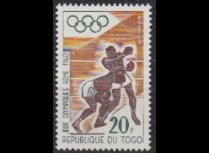 Togo Mi.Nr. 281 Olympia 1960 Rom, Boxen (20)