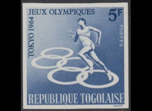 Togo Mi.Nr. 436B Olympia 1964 Tokio, Laufen (5)