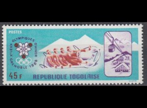 Togo Mi.Nr. 629A Olympia 1968 Grenoble, Viererbob (45)