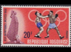 Togo Mi.Nr. 662A Olympia 1968 Mexiko, Boxen (20)
