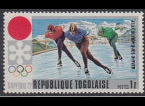 Togo Mi.Nr. 888A Olympia 1972 Sapporo, Eisschnelllauf (1)