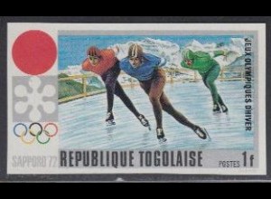 Togo Mi.Nr. 888B Olympia 1972 Sapporo, Eisschnelllauf (1)