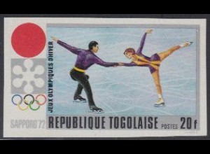 Togo Mi.Nr. 890B Olympia 1972 Sapporo, Eiskunstlauf (20)