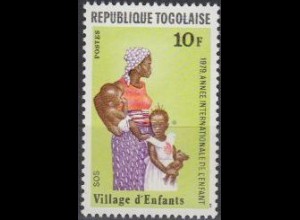 Togo Mi.Nr. 1361A Int.Jahr d.Kindes, Mutter mit Kindern (10)