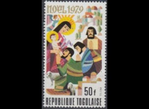 Togo Mi.Nr. 1404A Weihnachten 1979, Anbetung der Hirten (50)