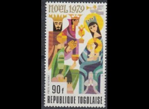 Togo Mi.Nr. 1405A Weihnachten 1979, Hl. Drei Könige (90)