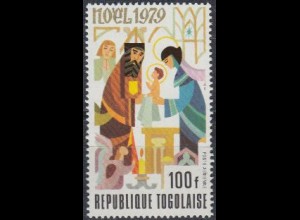 Togo Mi.Nr. 1406A Weihnachten 1979, Darbringung Jesu im Tempel (100)