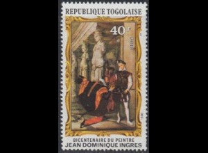 Togo Mi.Nr. 1464A Gemälde Don Pedro und Heinrich IV von Dominique Ingres (40)