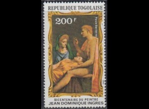 Togo Mi.Nr. 1467A Gemälde Tu Marcellus Eris von Dominique Ingres (200)