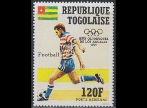 Togo Mi.Nr. 1748 Olympia 1984 Los Angeles, Fußball (120)