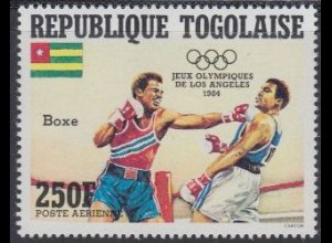 Togo Mi.Nr. 1749 Olympia 1984 Los Angeles, Boxen (250)