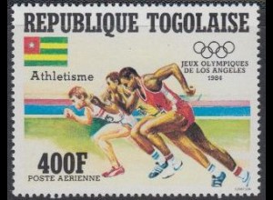 Togo Mi.Nr. 1750 Olympia 1984 Los Angeles, Laufen (400)