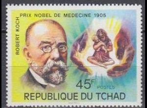 Tschad Mi.Nr. 763 75 Jahre Nobelpreise, Robert Koch, Medizin (45)