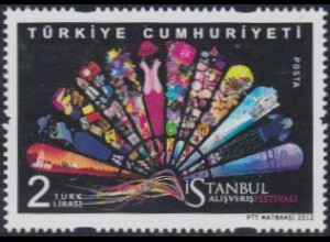 Türkei Mi.Nr. 3973 2.Shopping Festival Istanbul, Fächer m.Konsumartikeln (2)