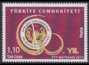Türkei Mi.Nr. 4081 50Jahre zahnmedizinische Fakultät Uni Ankara (1,10)