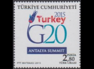Türkei MiNr. 4226 G20-Gipfelkonferenz Belek (2,80)