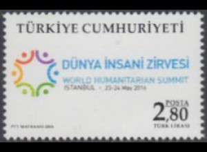 Türkei MiNr. 4262 Weltgipfel f.Humanitäre Hilfe (2,80)