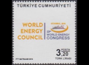 Türkei MiNr. 4302 Int.Energiekongress Istanbul (3,20)