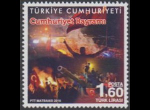 Türkei MiNr. 4308 Tag der Republik, Kundgebung (1,60)