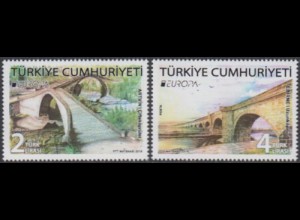 Türkei MiNr. 4429-30 Europa 18, Brücken (2 Werte)