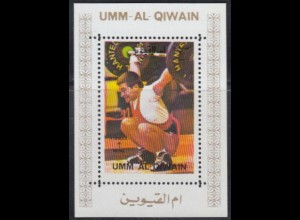 Umm al-Kaiwain Mi.Nr. 950A (Block) Olmypia 1972 München, Gewichtheben (1)