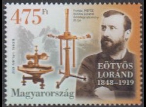 Ungarn MiNr. 6033 Loránd Eötvös, Physiker, Torsionspendel (475)