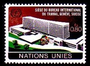 UNO Genf Mi.Nr. 38 Einweihung ILO-Gebäude Genf (0,80)