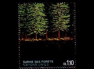 UNO Genf Mi.Nr. 166 Rettet den Wald, Nadelwald (1,10)