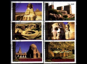 UNO Genf Mi.Nr. 520-25 Kulturerbe der Menschheit Ägypten (6 Werte)